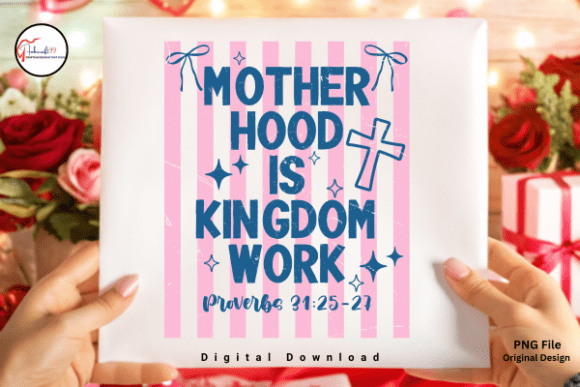 Christian Mom Quot Motherhood PNG T-Shirt Designs