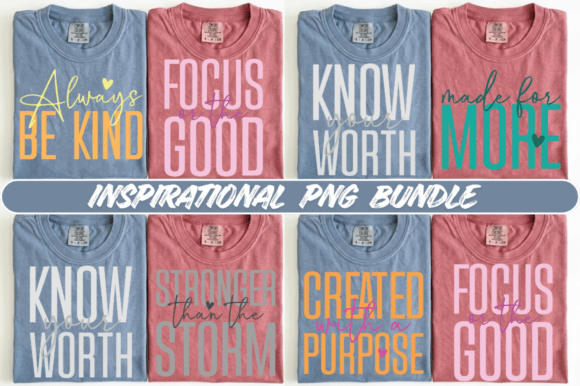 Inspirational PNG Bundle, Christian PNG T-Shirt Designs