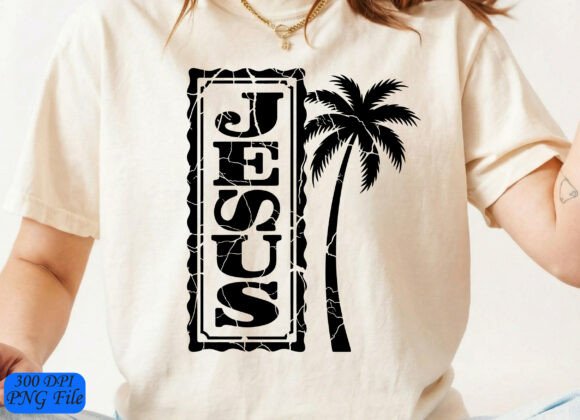 Jesus and Sunshine Retro Christian PNG