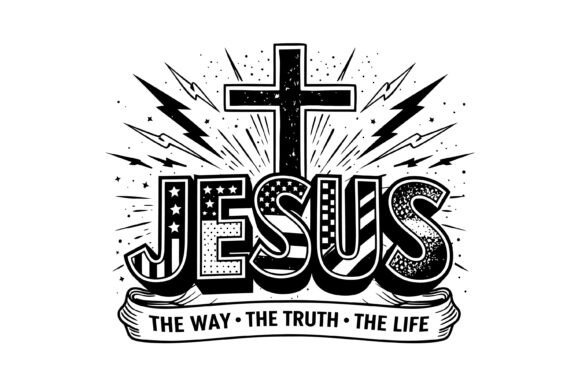 Jesus the Way Truth Life T-Shirt Designs