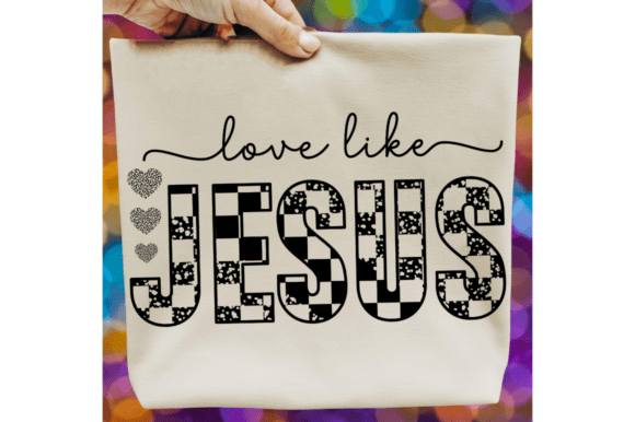 Love Like Jesus SVG & Bible Verse PNG for T-Shirt Designs