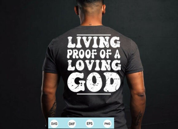 Mens Christian T-Shirt: Living Proof of T-Shirt Designs