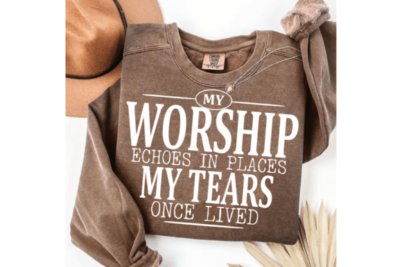My Worship Echoes SVG: Christian T-Shirt Designs